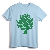 Artichoke T-Shirt - Green Vegetable Apparel for Vegetarians, Vegans, and Vegetable Fans