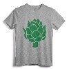 Artichoke T-Shirt - Green Vegetable Apparel for Vegetarians, Vegans, and Vegetable Fans