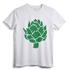 Artichoke T-Shirt - Green Vegetable Apparel for Vegetarians, Vegans, and Vegetable Fans