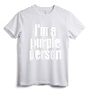 I'm a Purple Person T-Shirt - Lightweight Classic Fit Tee for Purple Lovers of All Ages