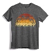 Vintage Sunset Mountains Gift For Nature Loving Mountaineers T-Shirt - Retro Mountain Nature Design for Climbers and 80s Nature Lovers