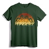 Vintage Sunset Mountains Gift For Nature Loving Mountaineers T-Shirt - Retro Mountain Nature Design for Climbers and 80s Nature Lovers