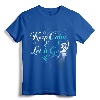 Disney Frozen Elsa Keep Calm & Let It Go Snowflake Portrait T-Shirt - Official Disney Christmas Apparel for Women, Men, Youth, and Toddlers