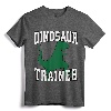 Dinosaur Trainer Halloween T-Shirt for Adults and Kids - Easy Costume for Jurassic Themed Parties - Funny Dinosaur Art Graphic Tee
