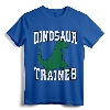 Dinosaur Trainer Halloween T-Shirt for Adults and Kids - Easy Costume for Jurassic Themed Parties - Funny Dinosaur Art Graphic Tee