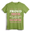 Proud Mom Of A Freaking Awesome Daughter Women Gift T-shirt - Family Relationship Tee for Best Mom Apparel