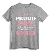 Proud Mom Of A Freaking Awesome Daughter Women Gift T-shirt - Family Relationship Tee for Best Mom Apparel