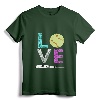 Girls Love Softball Best Fun Birthday Gift T-Shirt - Trendy Softball Player Tee for Teens and Adults