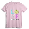 Girls Love Softball Best Fun Birthday Gift T-Shirt - Trendy Softball Player Tee for Teens and Adults