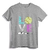 Girls Love Softball Best Fun Birthday Gift T-Shirt - Trendy Softball Player Tee for Teens and Adults