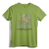 Garfield Chillin' T-Shirt - Officially Licensed Lightweight Tee for Adult Unisex, Kids, and Women by Jim Davis