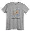 Garfield Chillin' T-Shirt - Officially Licensed Lightweight Tee for Adult Unisex, Kids, and Women by Jim Davis