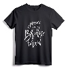 Ring Navy Blue Jr Bridesmaid Shirt - Fun Customizable Kids Bridal Party Attire with Ring Graphics and Handwritten Text