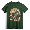 Japanese Art Cat Ninja Ukiyo-e Samurai Cat T-Shirt - Unique Gift for Japan Art Lovers and Ramen Enthusiasts