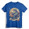 Japanese Art Cat Ninja Ukiyo-e Samurai Cat T-Shirt - Unique Gift for Japan Art Lovers and Ramen Enthusiasts