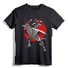 Afro Black Woman Samurai T-Shirt - Unique Afro Pop Design for Black Girls and Boys into Anime - Lightweight Fit Tee for Daughters and Wives