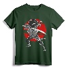 Afro Black Woman Samurai T-Shirt - Unique Afro Pop Design for Black Girls and Boys into Anime - Lightweight Fit Tee for Daughters and Wives