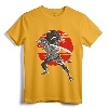 Afro Black Woman Samurai T-Shirt - Unique Afro Pop Design for Black Girls and Boys into Anime - Lightweight Fit Tee for Daughters and Wives