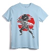 Afro Black Woman Samurai T-Shirt - Unique Afro Pop Design for Black Girls and Boys into Anime - Lightweight Fit Tee for Daughters and Wives