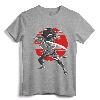 Afro Black Woman Samurai T-Shirt - Unique Afro Pop Design for Black Girls and Boys into Anime - Lightweight Fit Tee for Daughters and Wives