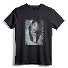Blue Glowing Logo T-Shirt - Official Aaliyah Merchandise with Unique Illuminated Design