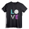 Girls Love Volleyball Best Fun Birthday Gift T-Shirt - Trendy Tee for Volleyball Players, Ideal Gift for Girls and Teens