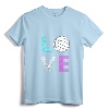 Girls Love Volleyball Best Fun Birthday Gift T-Shirt - Trendy Tee for Volleyball Players, Ideal Gift for Girls and Teens