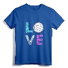 Girls Love Volleyball Best Fun Birthday Gift T-Shirt - Trendy Tee for Volleyball Players, Ideal Gift for Girls and Teens