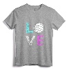 Girls Love Volleyball Best Fun Birthday Gift T-Shirt - Trendy Tee for Volleyball Players, Ideal Gift for Girls and Teens
