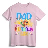Dad Of The Birthday Girl Little Artist Paint B-Day Party T-Shirt - Classic Fit Father's Birthday Party Attire