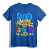 Dad Of The Birthday Girl Little Artist Paint B-Day Party T-Shirt - Classic Fit Father's Birthday Party Attire