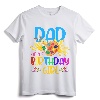 Dad Of The Birthday Girl Little Artist Paint B-Day Party T-Shirt - Classic Fit Father's Birthday Party Attire