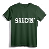 Saucin' T-Shirt - Stylish Urban Tee for Men and Women, Lightweight with Classic Fit
