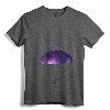 Womens Rain Purple V-Neck T-Shirt - Prince Tribute Lightweight Tee for Women
