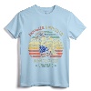 Vintage USA Flag T-Shirt - Unmasked Unmuzzled Unvaccinated Unafraid Tee for Strong Women - Patriotic American Flag Apparel