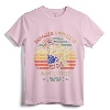Vintage USA Flag T-Shirt - Unmasked Unmuzzled Unvaccinated Unafraid Tee for Strong Women - Patriotic American Flag Apparel