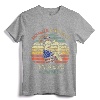 Vintage USA Flag T-Shirt - Unmasked Unmuzzled Unvaccinated Unafraid Tee for Strong Women - Patriotic American Flag Apparel