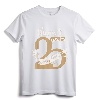 25th Wedding Anniversary T-Shirt Gift For Couples - Cheers To 25 Years! Customized Tee for Him and Her