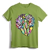Black Queen Retro Afro Words Melanin Unapologetically Dope T-Shirt - Empowering Black Women's Graphic Tee for Proud Educated Individuals