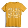 Does This Shirt Make Me Look Retired T-Shirt - Funny Retirement Gift Idea for Men/Women, Vintage Tee for Retirement Celebration