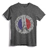 Paris France Eiffel Tower Travel T-Shirt - Imported Cotton Tee for Men and Women