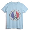 Paris France Eiffel Tower Travel T-Shirt - Imported Cotton Tee for Men and Women