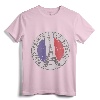 Paris France Eiffel Tower Travel T-Shirt - Imported Cotton Tee for Men and Women