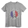 Paris France Eiffel Tower Travel T-Shirt - Imported Cotton Tee for Men and Women