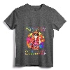 Womens Assuming I'm Just An Old Lady Hippie Shirt V-Neck T-Shirt - Bold Funny Statement Tee for Free-Spirited Women