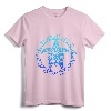 Ocean Blue Tribal Hawaiian Sea Turtle T-Shirt - Polynesian Honu Tattoo Tee with Maori Sun Symbol
