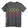 September 15th Dot Day Multicolor Rainbow Polka Dot T-Shirt - Lightweight Summer Tee with Double-Needle Sleeve and Bottom Hem
