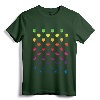 September 15th Dot Day Multicolor Rainbow Polka Dot T-Shirt - Lightweight Summer Tee with Double-Needle Sleeve and Bottom Hem