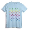 September 15th Dot Day Multicolor Rainbow Polka Dot T-Shirt - Lightweight Summer Tee with Double-Needle Sleeve and Bottom Hem