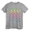 September 15th Dot Day Multicolor Rainbow Polka Dot T-Shirt - Lightweight Summer Tee with Double-Needle Sleeve and Bottom Hem